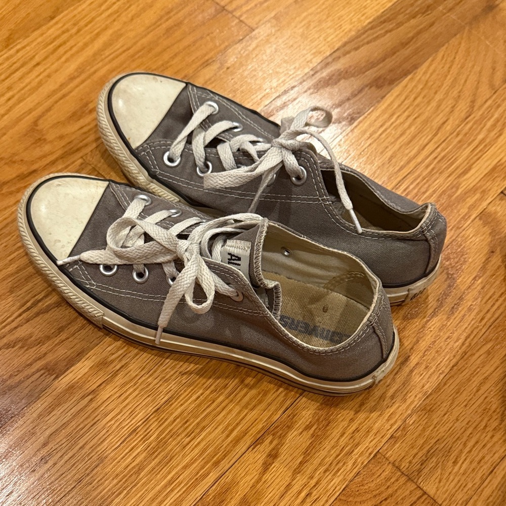 Converse Kids Gray Canvas Sneakers